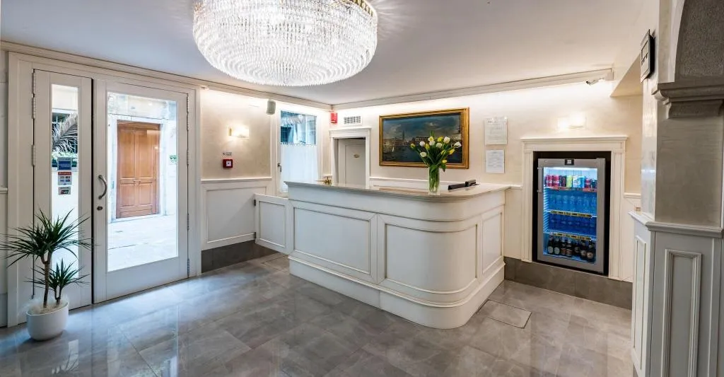 Lobby, Hotel Guerrini Venezia, Venice