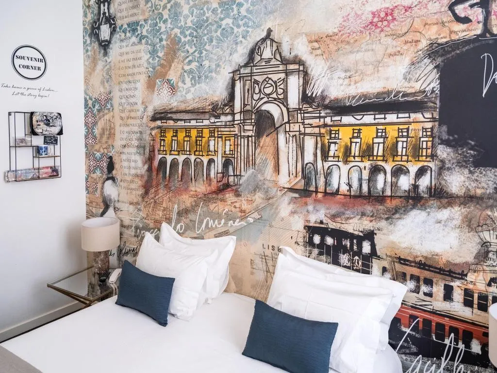 DOUBLE KING SIZE BED Room, The Art Inn Lisbon, Lisbon