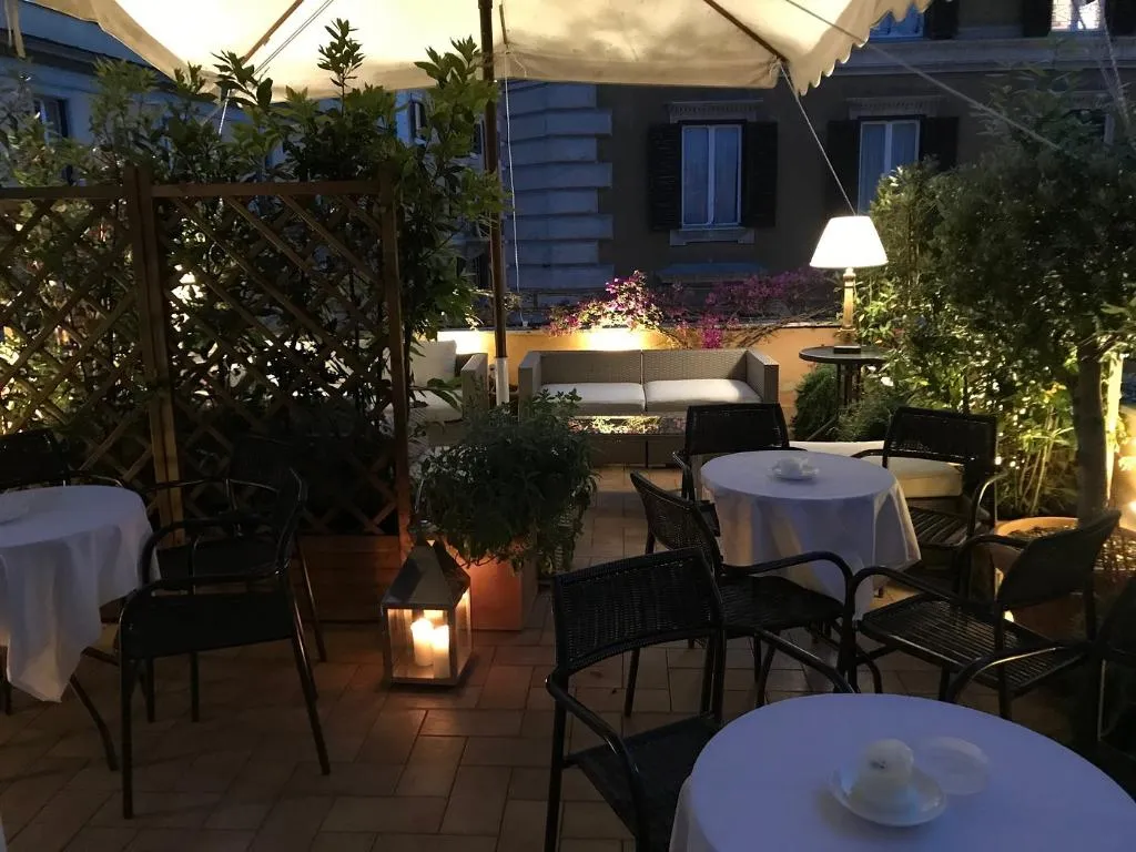 Terrace, Hotel Monte Cenci, Rome