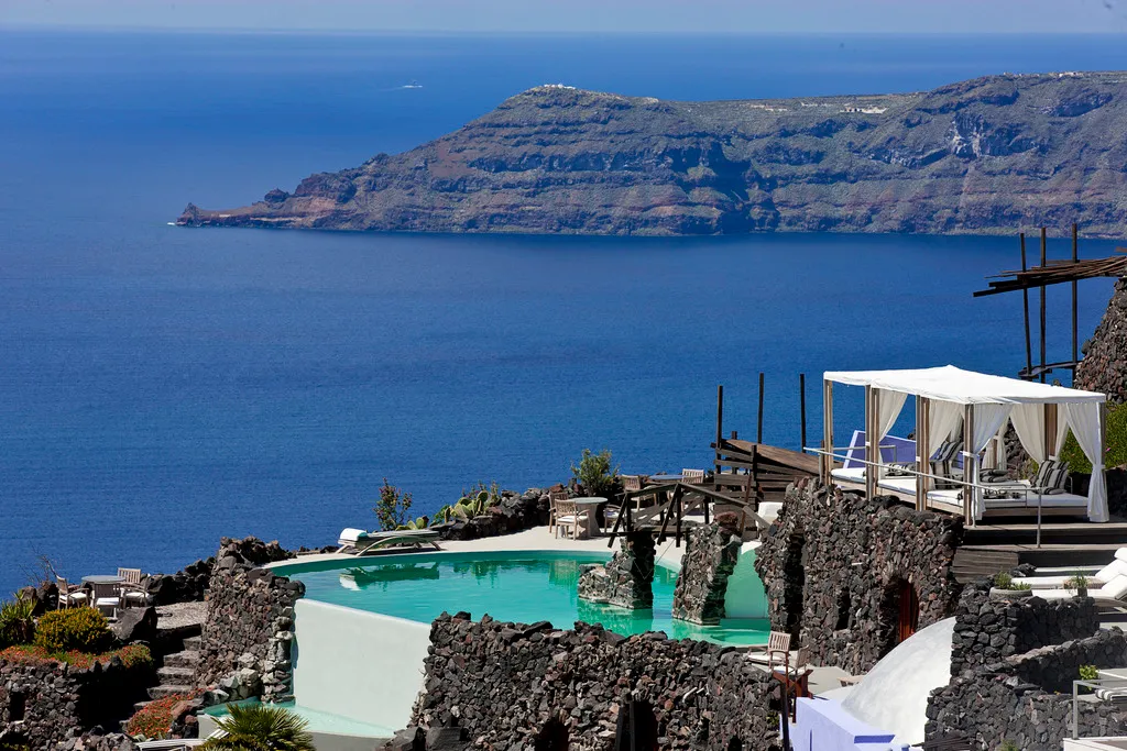 Pool, Honeymoon Petra Villas, Santorini