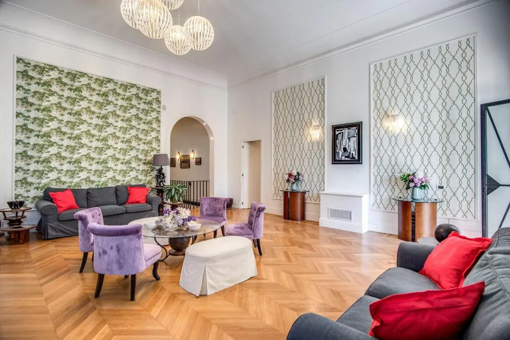 Lobby, Hotel Villa Mangili, Rome