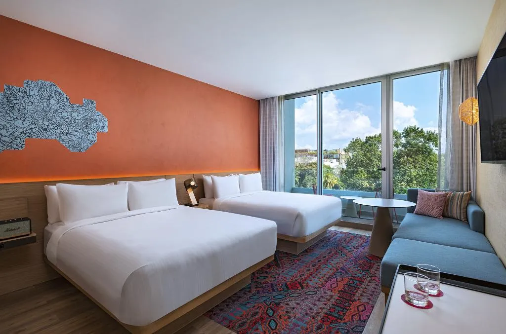 Room QUEEN SIZE BED Room, Aloft Playa Del Carmen, Playa Del Carmen