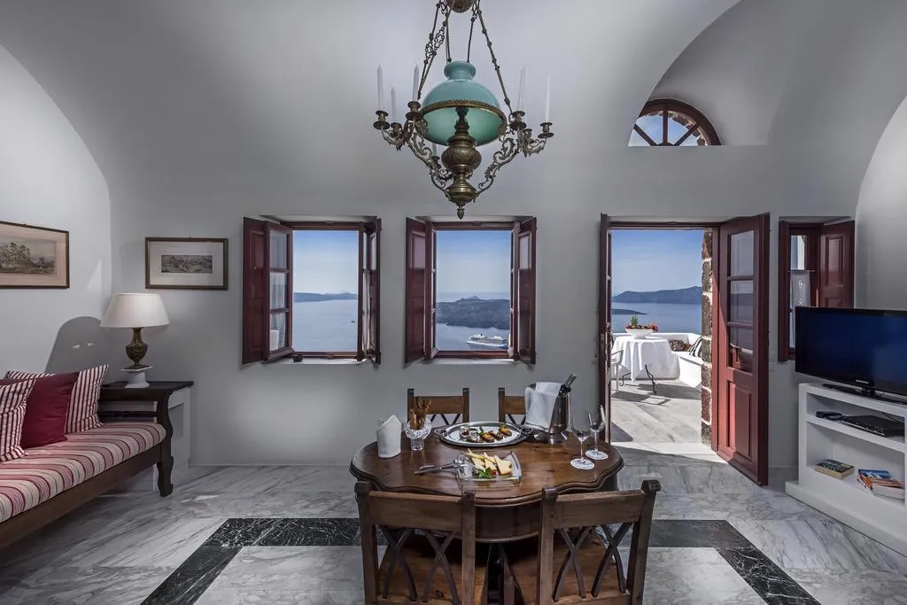 Lobby, Aigialos Luxury Traditional Settlement, Santorini