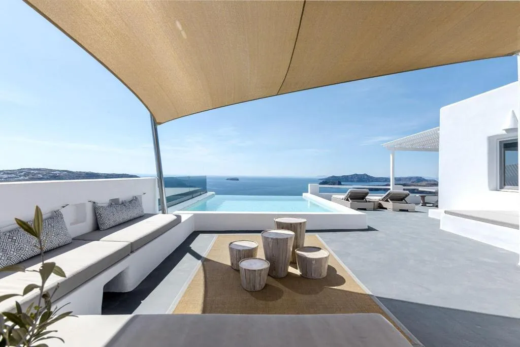 General view, Grand View Hotel, Santorini