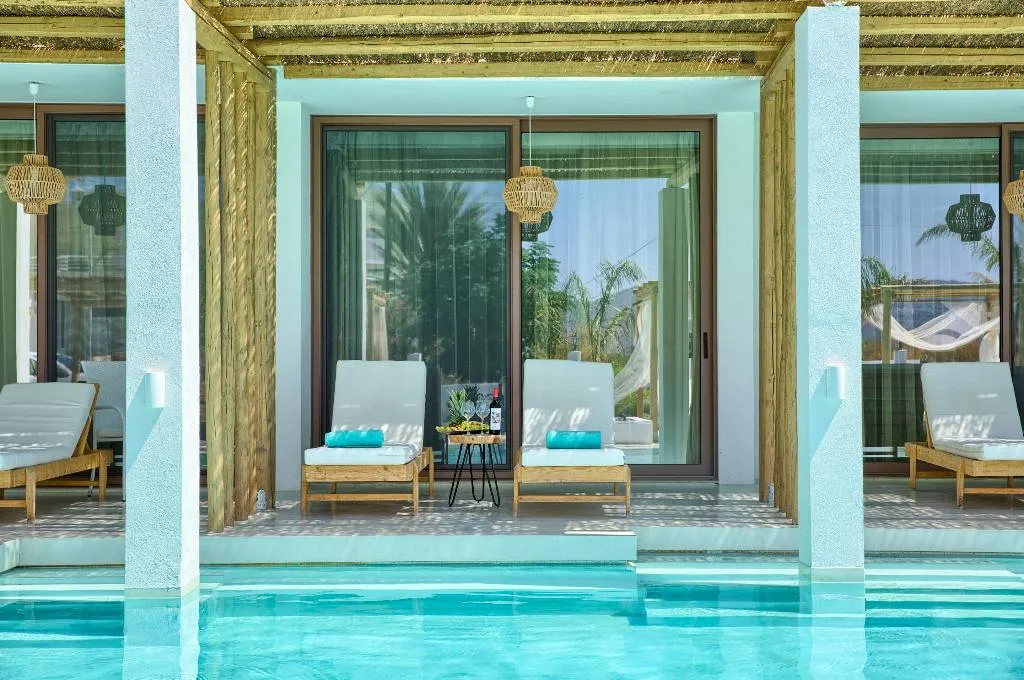JUNIOR SUITE WITH PRIVATE POOL Room, Alia suites & Alia beachfront suites and spa, Rhodes