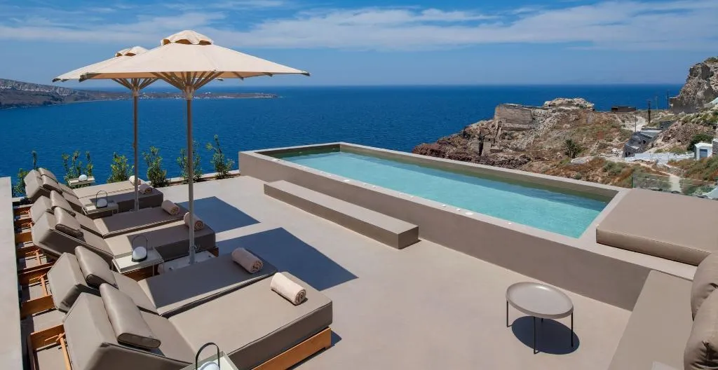 Pool, Old Castle Oia by Mr and Mrs White, Santorini