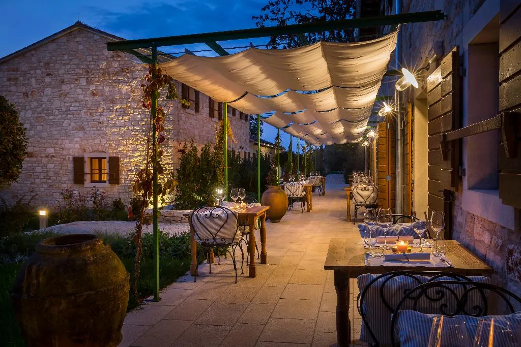 Terrace, Meneghetti Wine Hotel & Winery, Istria