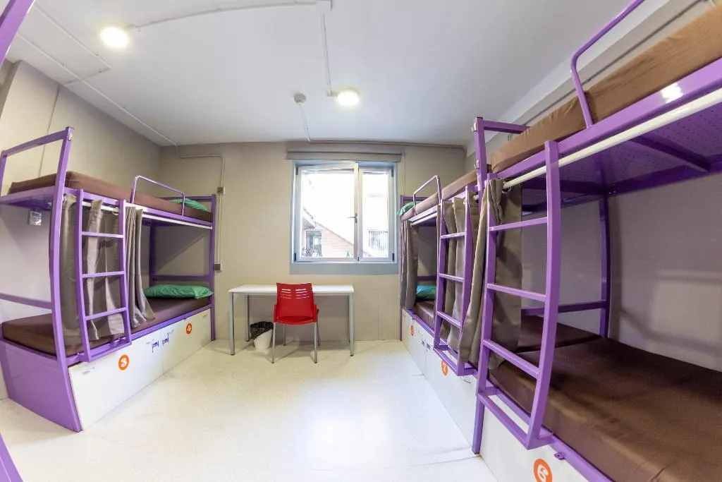 Bed in dormitory CAPACITY 8 WITH SHARED BATHROOM Room, Scout Madrid Hostel, Madrid