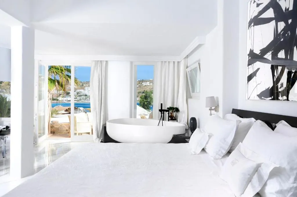SUITE DELUXE SEA VIEW Room, Kivotos Mykonos, Mykonos