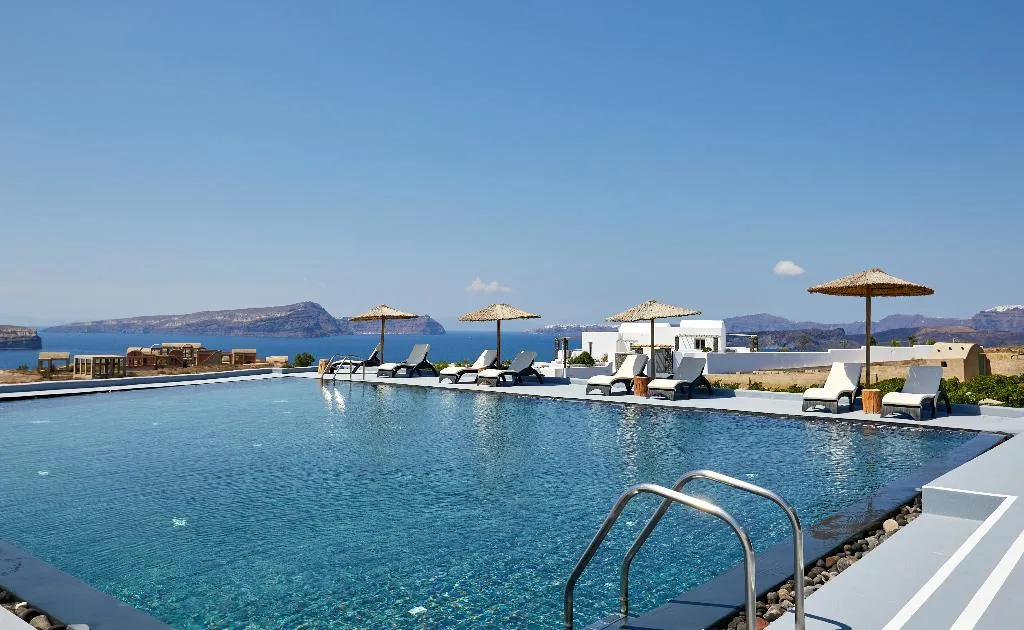 Lobby, Sunset Faros, Santorini