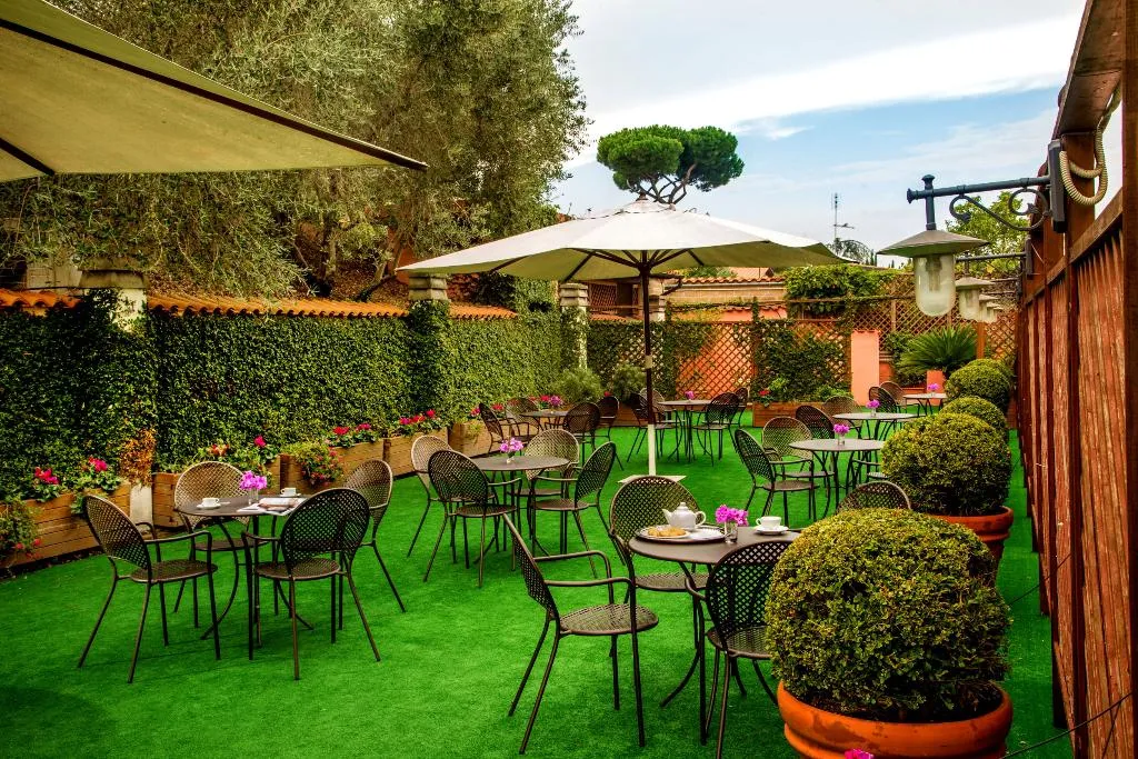 Terrace, Hotel Marini Park, Rome