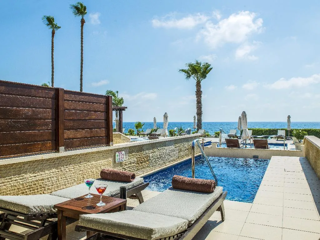 Double or Twin SUPERIOR WITH PRIVATE POOL Room, Alexander The Great Beach Hotel, Cyprus