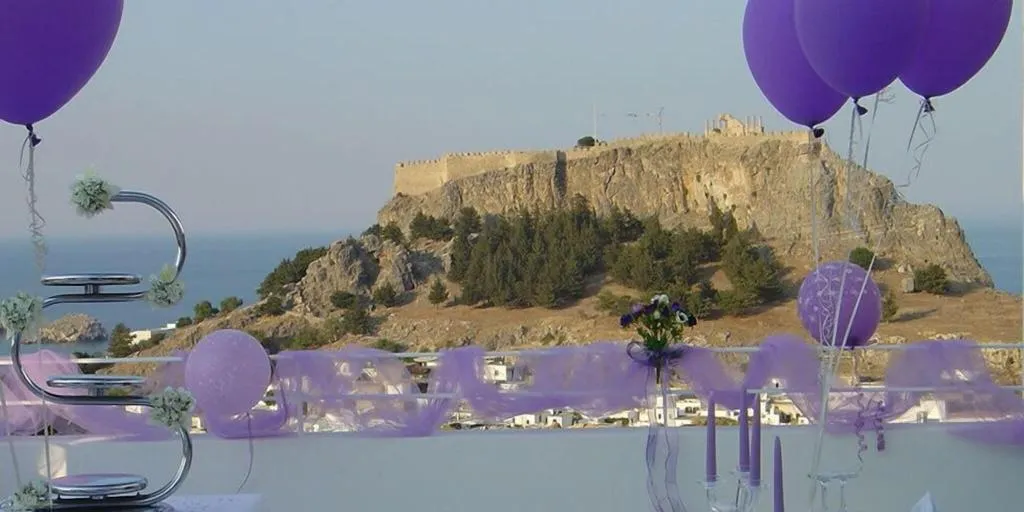 General view, Lindos View Hotel, Rhodes