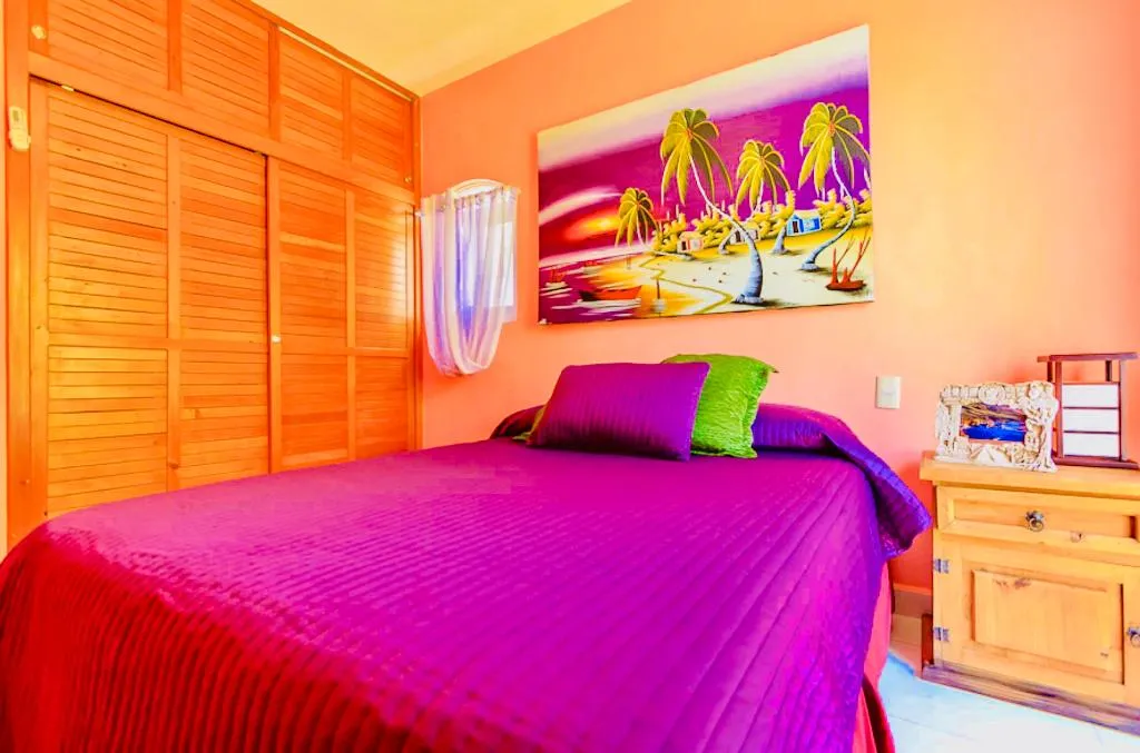DOUBLE QUEEN SIZE BED Room, Dolce Vita Caribe B&B, Playa Del Carmen