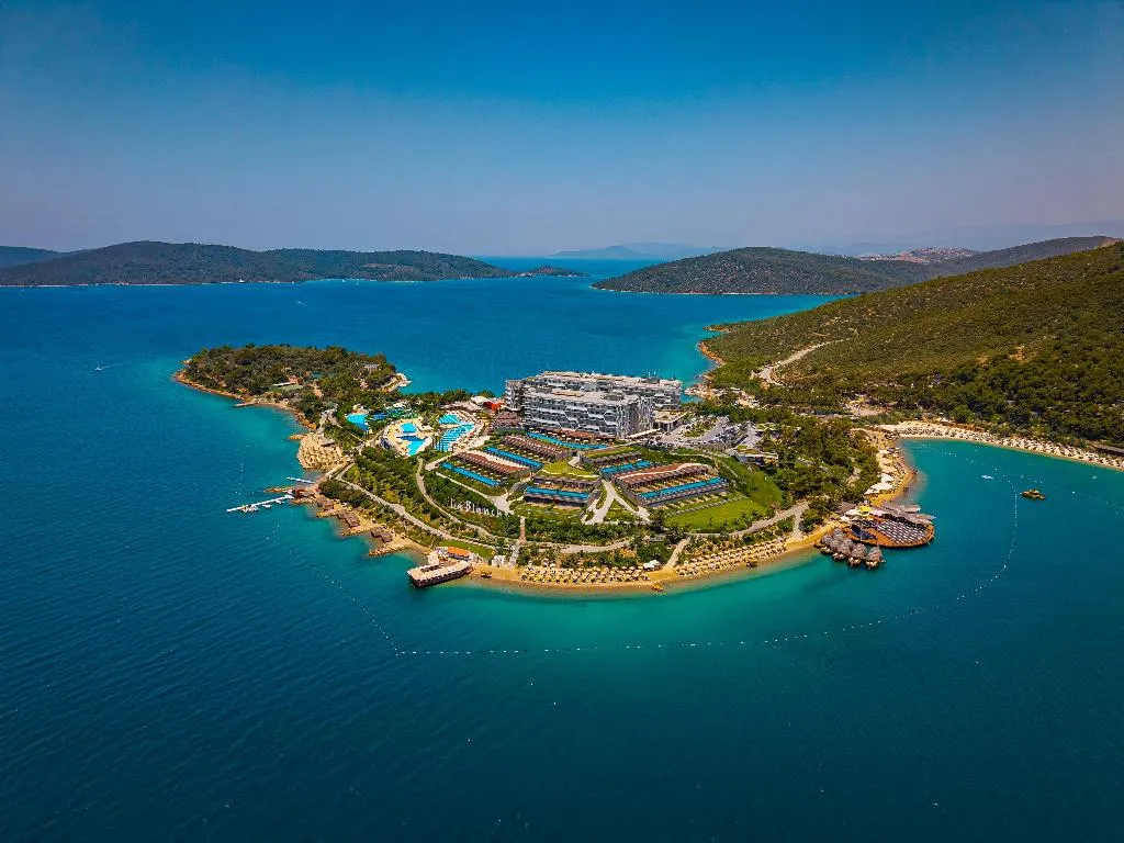 General view, La Blanche Island, Bodrum