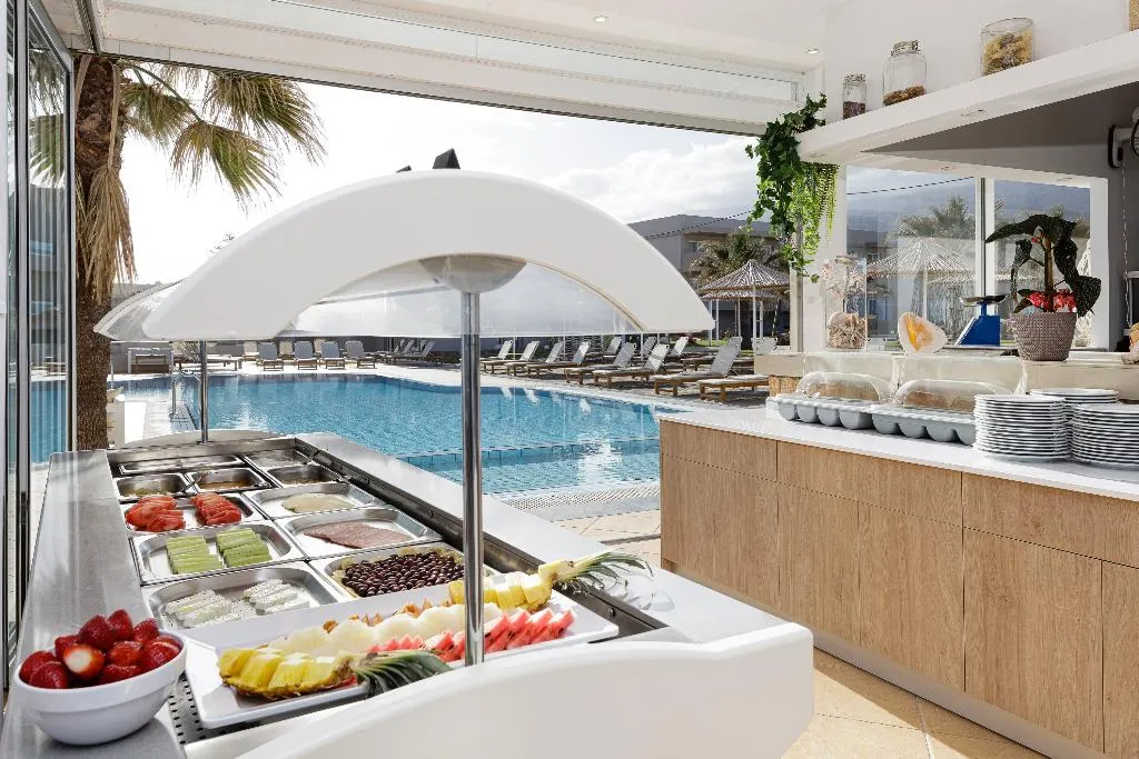Restaurant, Theo Star Beach Hotel, Crete