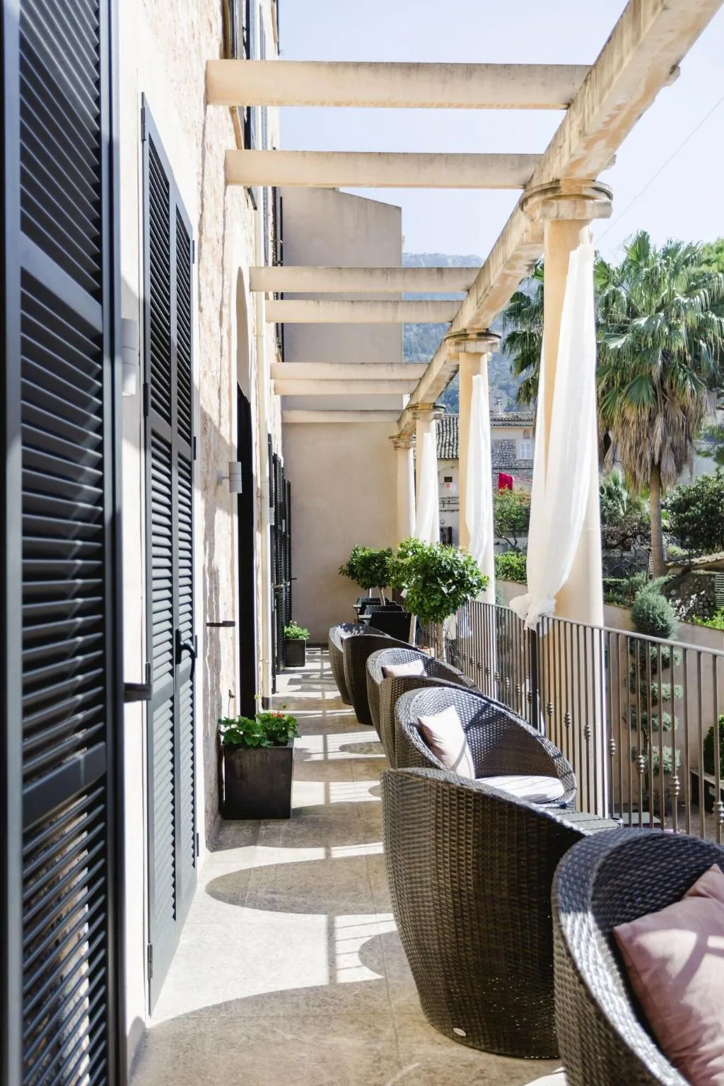 Terrace, Hotel Lavenida, Majorca