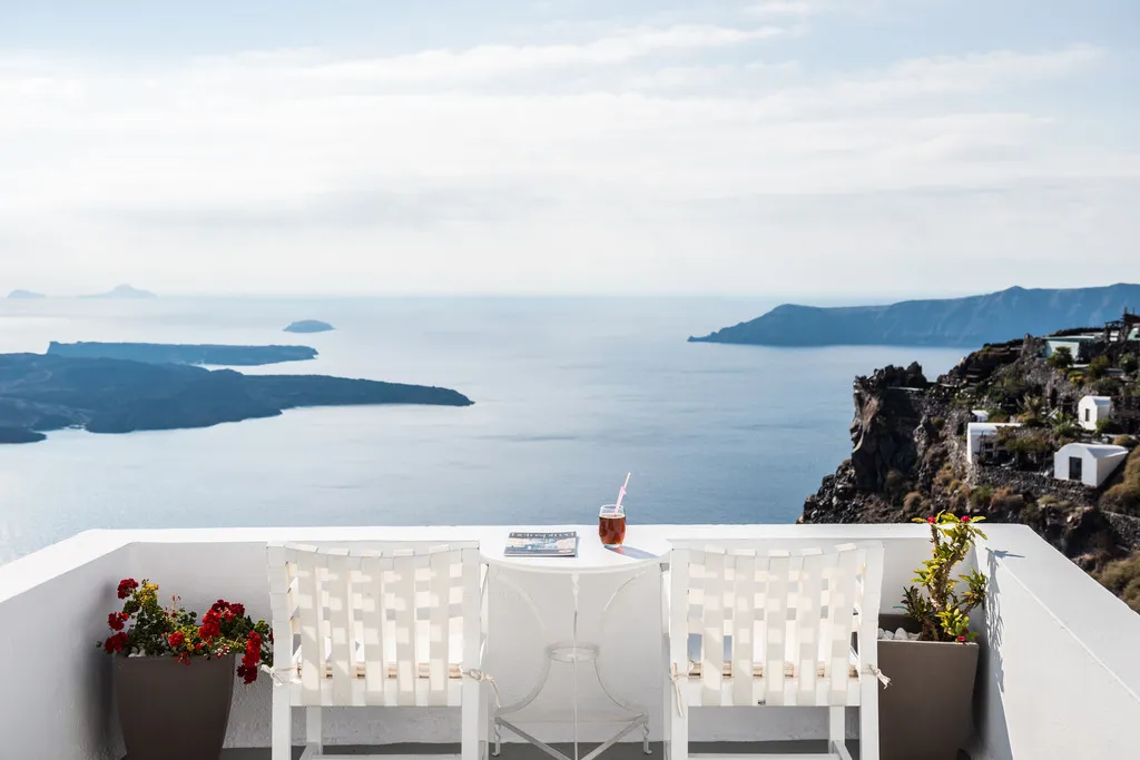 Double or Twin SEA VIEW Room, On The Rocks Hotel, Santorini