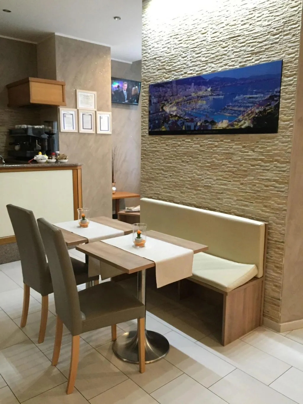 Restaurant, Hotel Montecarlo, Milan