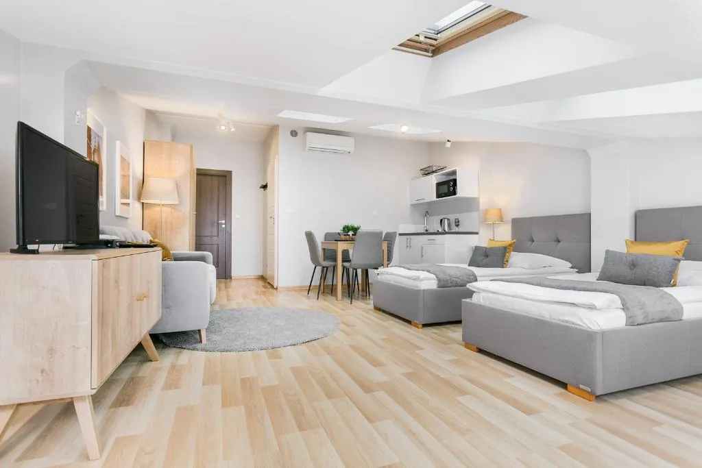 TWIN ECONOMY Room, Barbican House Apartments, Krakow