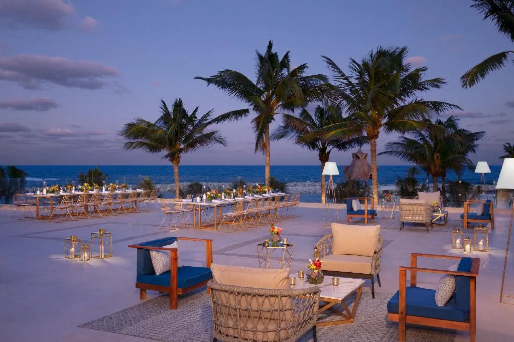 Terrace, Dreams Aventuras Riviera Maya All Inclusive, Cancun Area