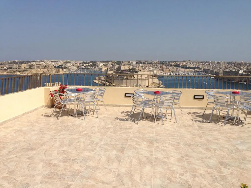 Terrace, Grand Harbour Hotel, Malta