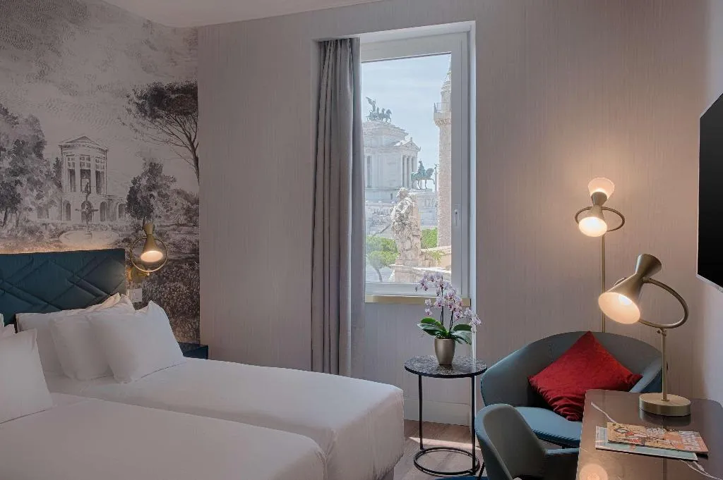 DOUBLE SUPERIOR WITH VIEWS Room, NH Collection Roma Fori Imperiali, Rome