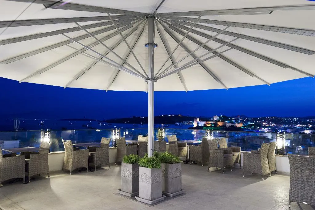 Terrace, Ena Boutique Hotel, Bodrum