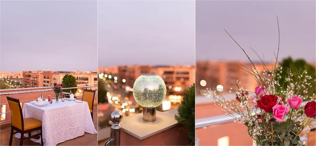 Terrace, Palm Menara Hotel, Marrakech