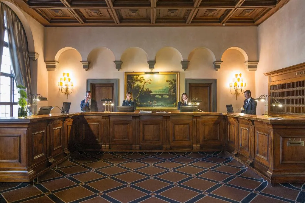 Lobby, Grand Hotel Baglioni, Florence