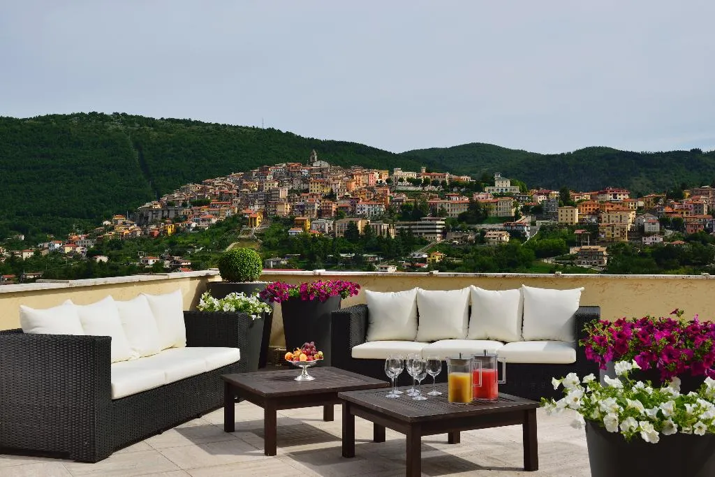 Terrace, Grand Palazzo Della Fonte, Rome