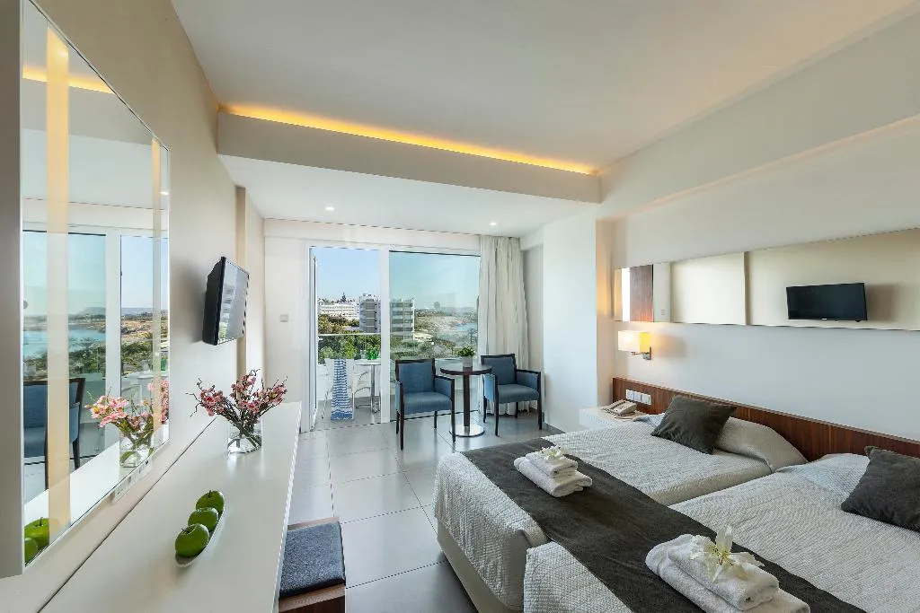 Double or Twin SUPERIOR SIDE SEA VIEW Room, Melissi Beach Hotel & Spa, Cyprus
