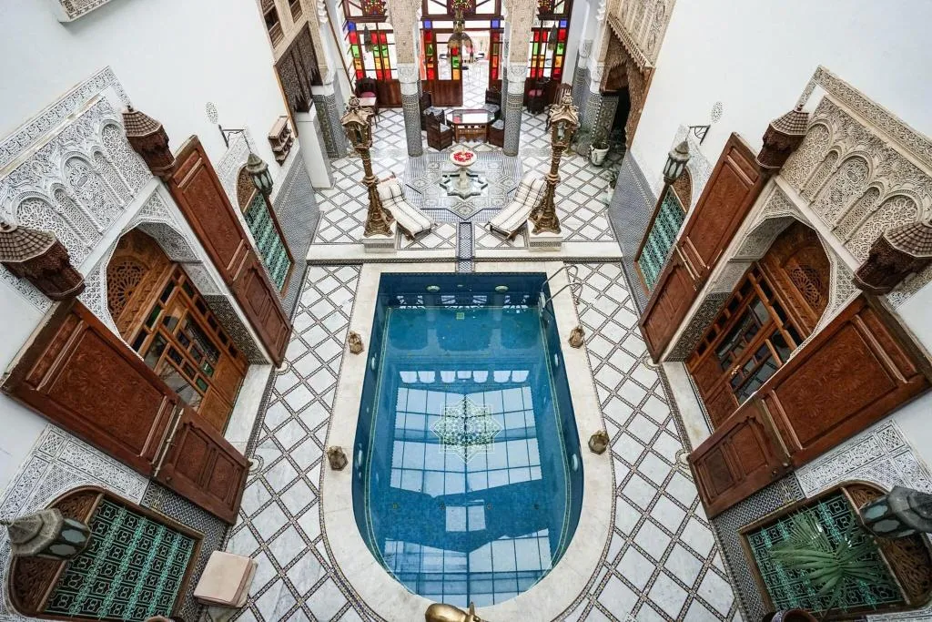 Pool, Riad Arabesque, Fez