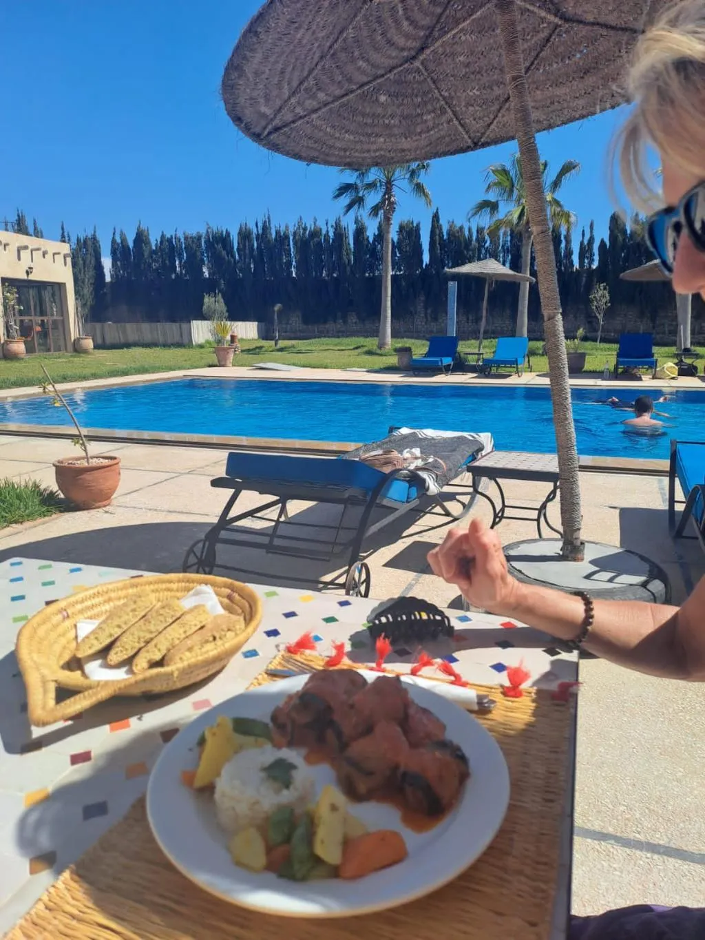Restaurant, Dar Ayman hotel, Essaouira