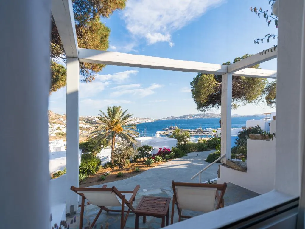 Double or Twin SEA VIEW Room, Rhenia  Mykonos Hotel & Bungalows, Mykonos
