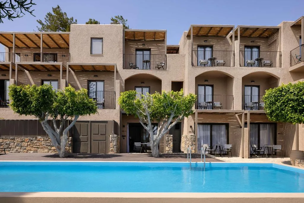 DOUBLE QUEEN SIZE BED Room, Domes Aulus Elounda, Curio Collection by Hilton, Crete