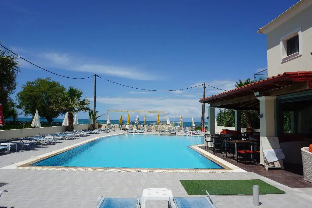 Pool, Sunrose Beach Aparthotel, Corfu
