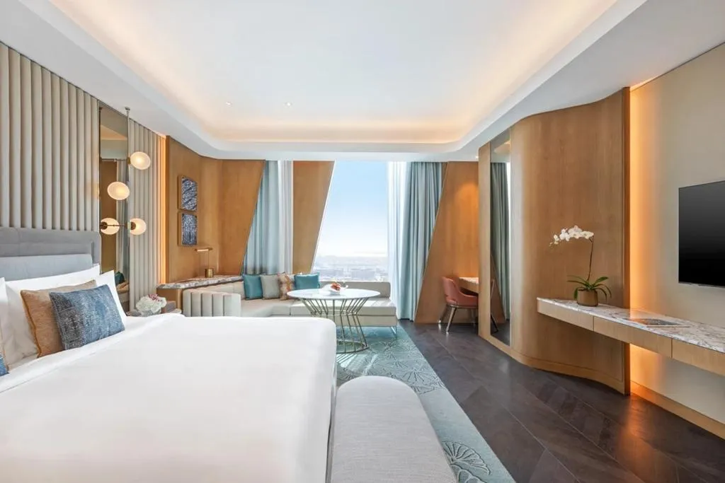 DOUBLE PREMIER SEA VIEW Room, Mandarin Oriental Downtown, Dubai, Dubai