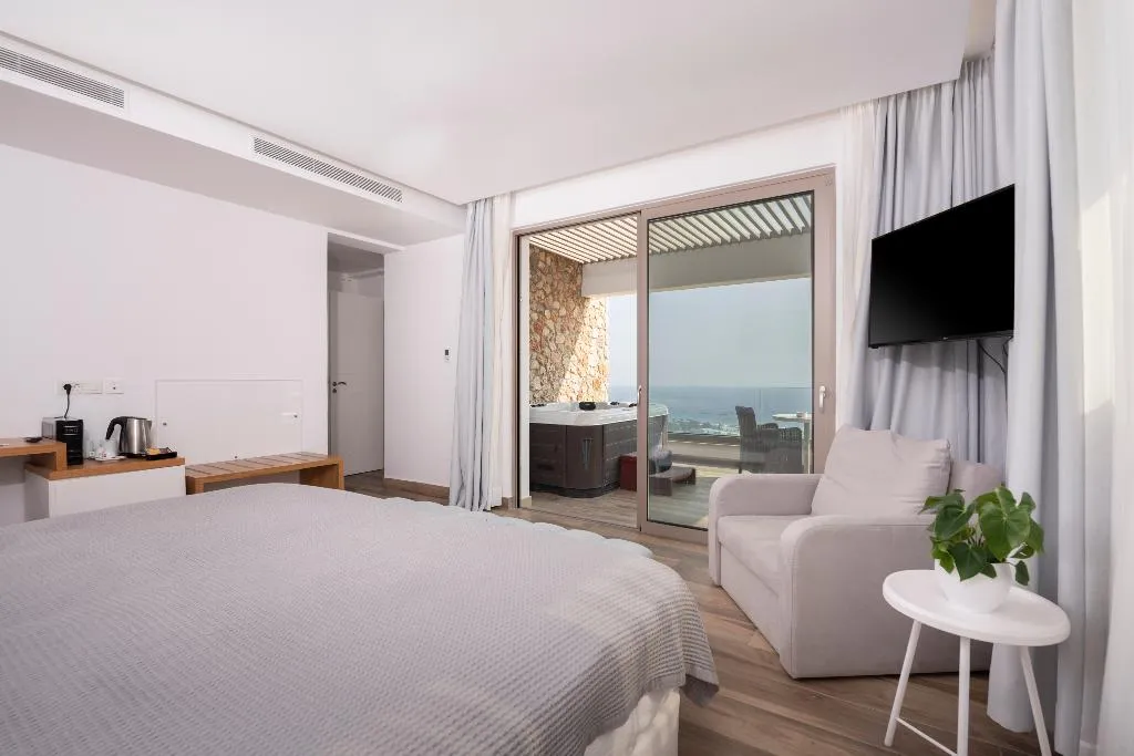 JUNIOR SUITE WITH JACUZZI Room, White Rock of Kos Hotel - Adults only, Kos