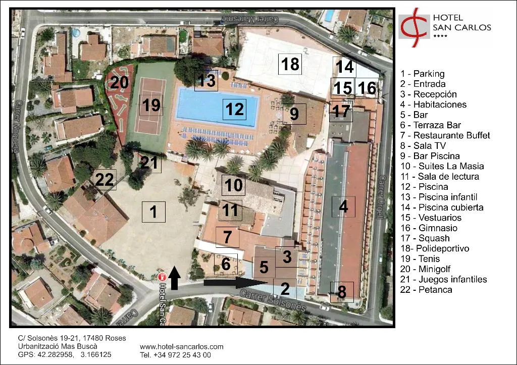 Sports and Entertainment, Hotel San Carlos, Costa Brava