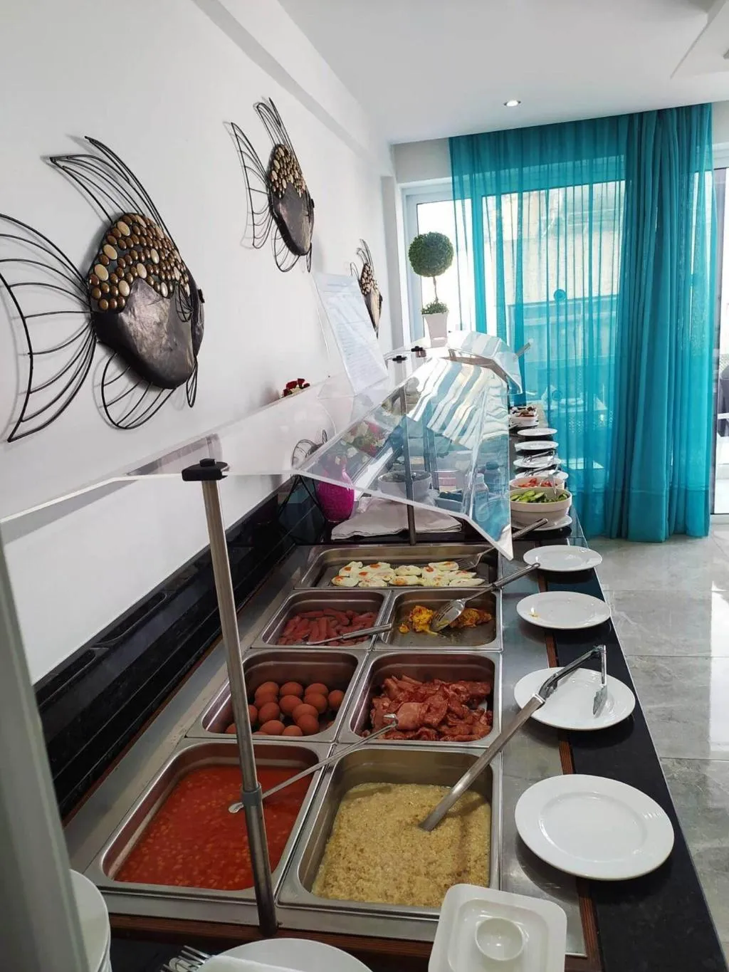 Restaurant, Sunny Blue Hotel, Cyprus
