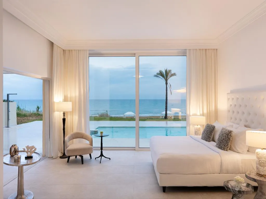 VILLA CAPACITY 8 THREE BEDROOMS Room, Mandola Rosa, A Resort to Live, Athens