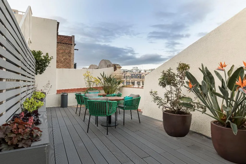 Terrace, Be Mate Paseo de Gracia, Barcelona