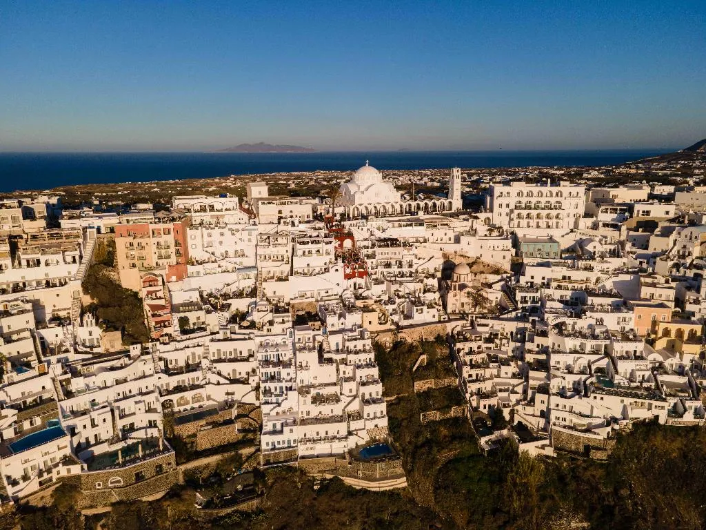 General view, La Roka Cliffside Memories, Santorini