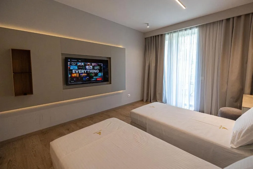 TWIN SEA VIEW Room, Navy Hotel, Kavaje