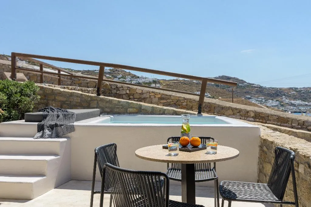 Double or Twin DELUXE WITH JACUZZI Room, Rocabella Mykonos Hotel, Mykonos
