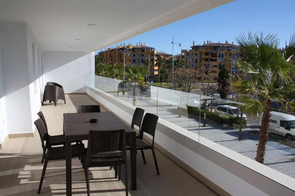 Terrace, Aqua Apartments Marbella, Costa Del Sol