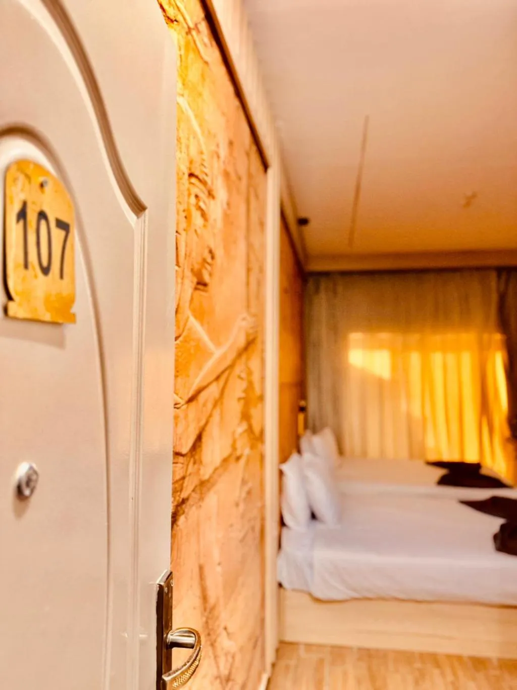 TWIN DELUXE WITH BALCONY Room, Giza Pyramids View Inn, Cairo