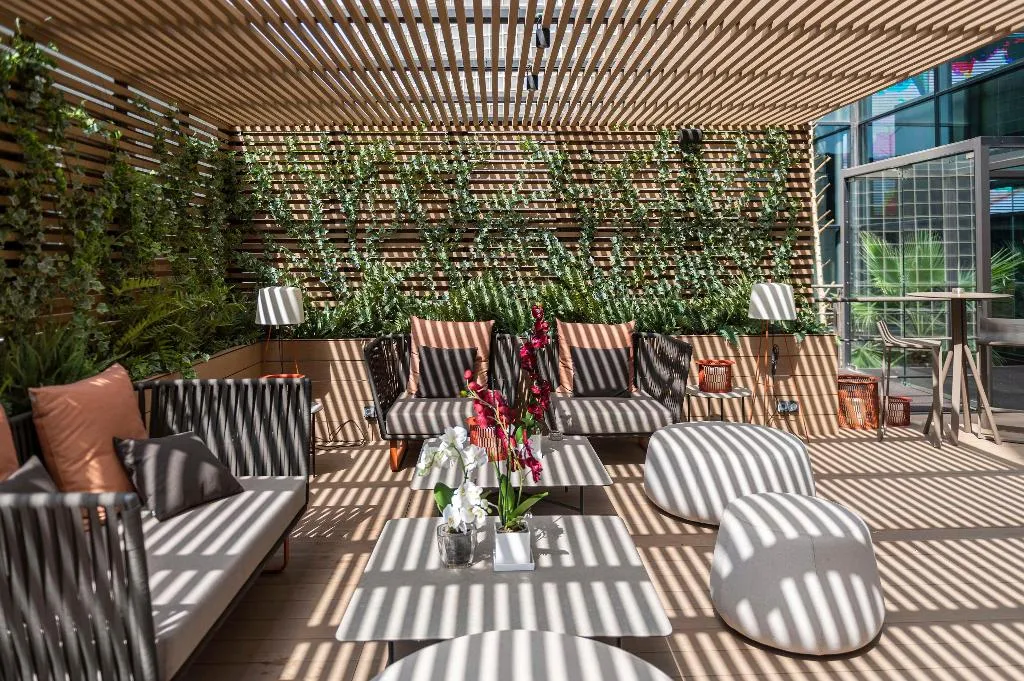 Terrace, Hyatt Regency Barcelona Tower, Barcelona