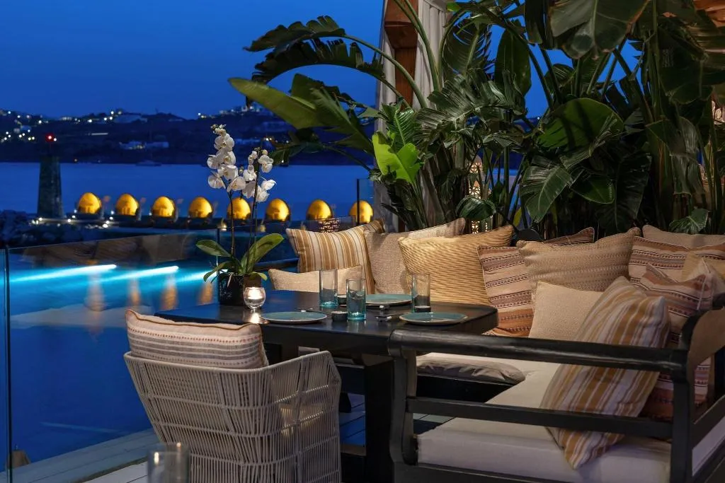 Restaurant, Santa Marina, Mykonos